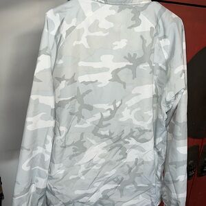 White Camo VANS Wind Breaker.  Large